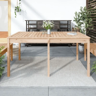 Afbeelding van Tuintafel 159,5x82,5x76 cm massief grenenhout