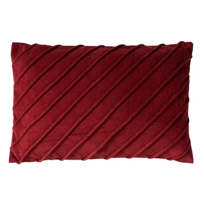 Afbeelding van Dutch Decor PACO Kussenhoes velvet 40x60 cm Merlot rood