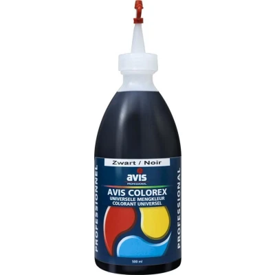 Afbeelding van Avis colorex 500 ml, zwart