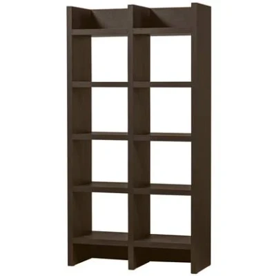 Afbeelding van WOOOD Timo Open Kast MDF Donkerbruin 195x100x40