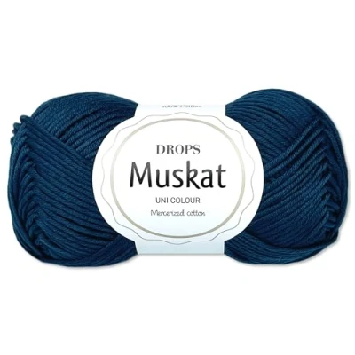 Afbeelding van Frida&#039;s Wollhaus Drops Nootmuskaatwol voor breien, haken, 50 g, 45 kleuren (13 marineblauw)