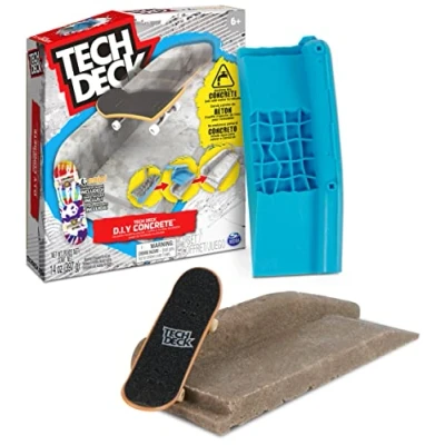 Afbeelding van Tech Deck DIY Concrete Herbruikbare Modelleerspeelset Met Uniek Enjoi vingerskateboard