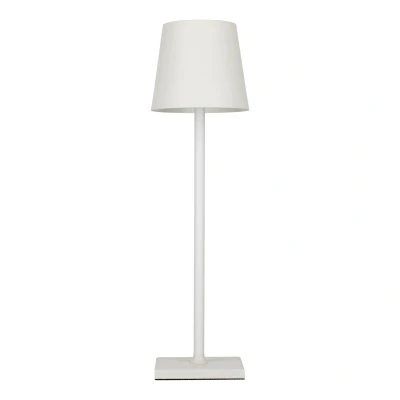Afbeelding van Bailey LED Tafellamp Charge&amp;Go Wit 3.5W 2700K 210lm IP54 Staploos dimbaar Oplaadbaar USB C 5V DC 380x105mm Anti slip sokkel