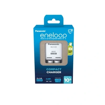Image de Chargeur de Piles Panasonic eneloop Smart Blanc + 4 AA