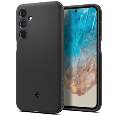 Afbeelding van SPIGEN ESSENTIAL ZANDSTRALEN GALAXY M35 5G MAT ZWART