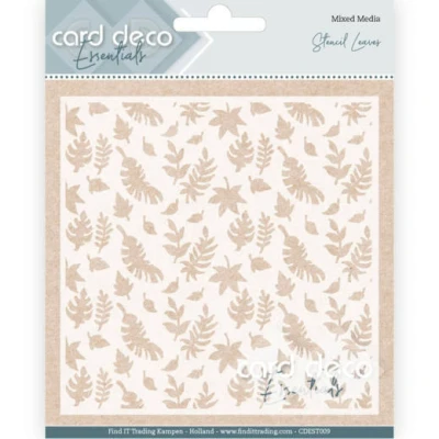 Afbeelding van Leaves Stencil by Card Deco Essentials