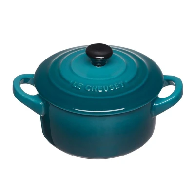 Afbeelding van Le Creuset Mini Braadpan Deep Teal 10 cm