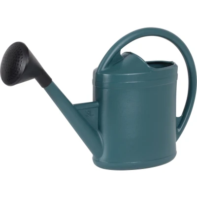 Afbeelding van EDA ovale gieter Paris 3 liter incl. zwarte sproeikop Petrol Green
