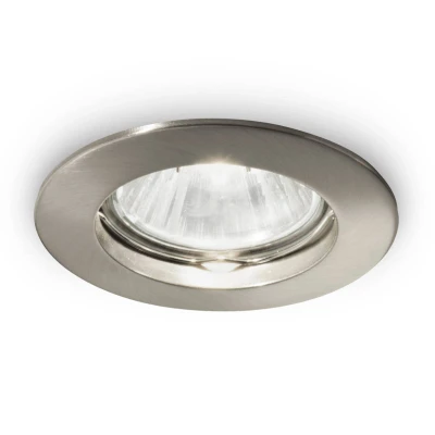 Afbeelding van Plafondinbouwlamp Jazz, rond, GU10, nikkel