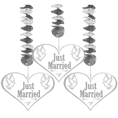 Afbeelding van Folat Hangdecoratie Just Married