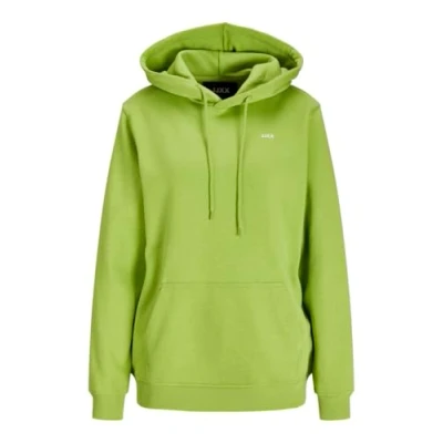 Image de JACK&amp;JONES JXABBIE RLX LS Every Hood SWT NOOS, Vert perrot/imprimé : logo Jjxx blanc brillant, XS