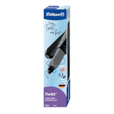 Image de Pelikan Twist Stylo roller, noir/gris