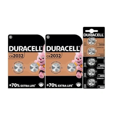 Afbeelding van 9 x Duracell CR 2032 (1 blister met 5 batterijen + 2 lampen elk batterijen) (DL/CR2032)