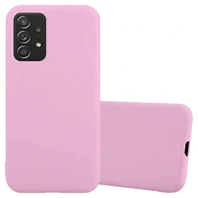 Afbeelding van Cadorabo Hoesje geschikt voor Samsung Galaxy A52 (4G / 5G) A52s in CANDY ROZE Beschermhoes gemaakt van flexibel TPU silicone Case Cover