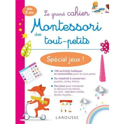 Image de Mon grand cahier Montessori des tout petits Spécial jeux