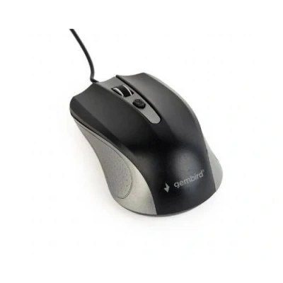 Image de Gembird MUS 4B 01 GB Souris optique 4 boutons filaire USB gris espace/noir blister