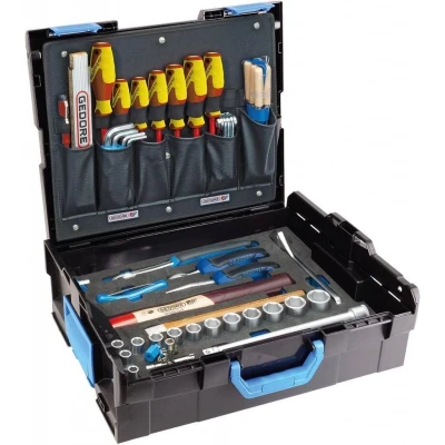 Afbeelding van Gedore 1100 01 Gereedschapskoffer (met inhoud) 58 delig Handwerker (l x b h) 442 357 151 mm