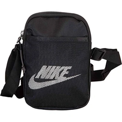 Afbeelding van Nike Heritage Crossbody Mini Bag Schoudertas, zwart.