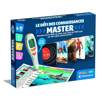 Afbeelding van Clementoni Master Knowledge Challenge, educatieve spelletjes voor kinderen, leren met plezier, gemaakt in Italië, vanaf 7 jaar, meerkleurig 52805