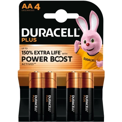 Afbeelding van Duracell Plus Power Boost AA batterij (penlite) Alkaline 1.5 V 4 stuk(s)