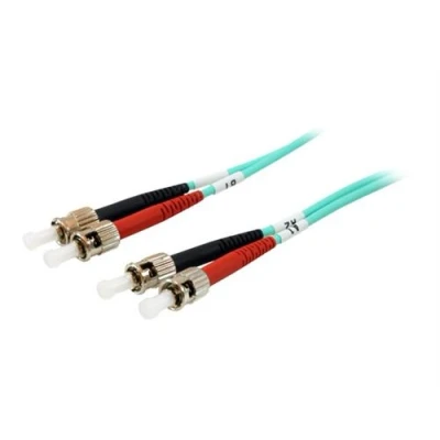 Image de equip Pro Cordon de raccordement ST multi mode (M) pour 3 m fibre optique duplex 50 / 125 microns OM3 sans halogène orange