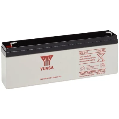 Afbeelding van Yuasa NP2.3 12 Sealed Lead Acid (VRLA) V UPS batterijen (Sealed (VRLA), zwart, wit, V, 1 stuk(s), 5 jaar, 20 h)