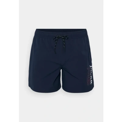 Afbeelding van Jack &amp; Jones Jpstmaui Jjswim Double LOGO Zwemshorts, Heren, Maat: XL, Navy