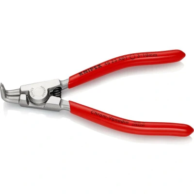 Image de KNIPEX 46 23 A01 pince à circlips pour bagues extérieures sur arbres plastifiés chromé 125 mm