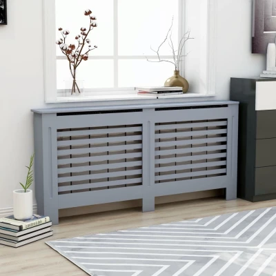Afbeelding van Radiatorombouw 172x19x81 cm MDF antraciet