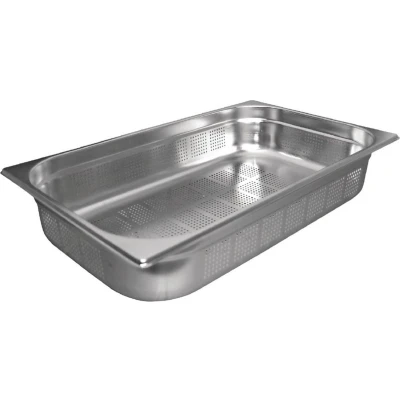 Afbeelding van Vogue geperforeerde RVS GN 1/1 bak 65mm