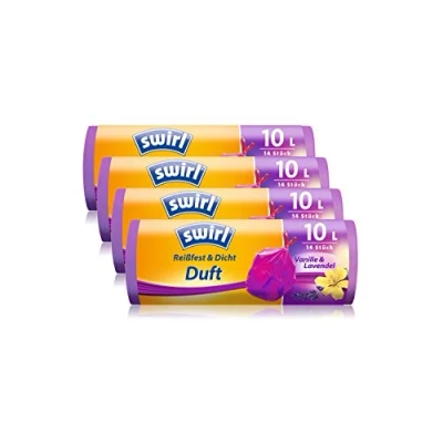 Image de Swirl Lot de 4 rouleaux 14 sachets 10 l