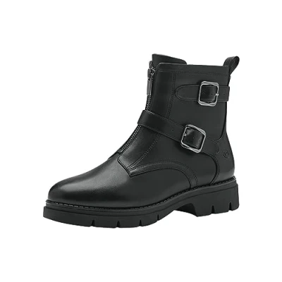 Afbeelding van Tamaris Dames 1 25817 41 Enkellaarzen voor dames, Mat zwart