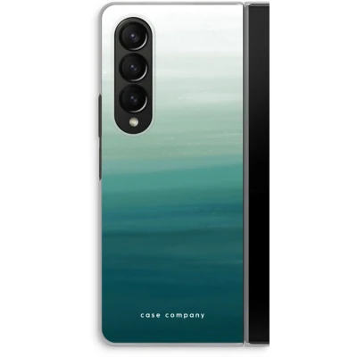 Afbeelding van Case Company® hoesje geschikt voor Samsung Galaxy Z Fold4 Ocean Soft Cover Telefoonhoesje Bescherming aan alle Kanten en Schermrand