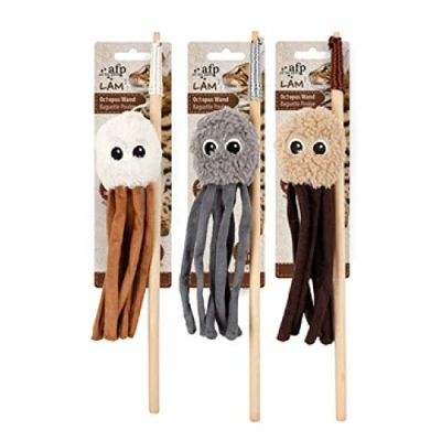 Afbeelding van Afp Lambswool Cuddle Octopus Wand