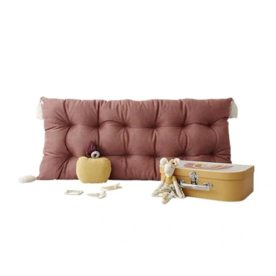 Afbeelding van Babywood Klimboogkussen, kinderkussen, schommelkussen, klimdriehoek, decoratief kussen voor kinderkamer, binnen en buiten, roze, L