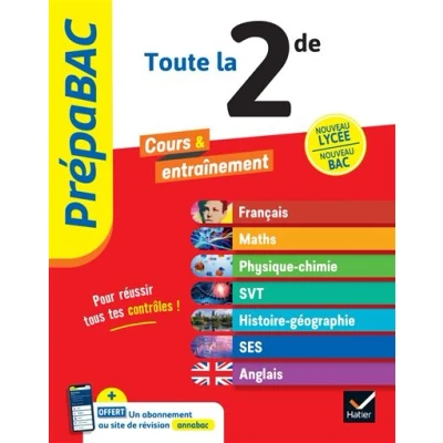 Image de Prépabac Le tout en un 2de (toutes les matières) 2024 2025