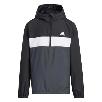 Afbeelding van adidas Performance Anorak Unisex Windjack voor kinderen, Maat: 128, Black