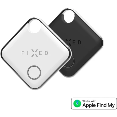 Afbeelding van Fixed Tag z funkcją Apple Find my/Znajdź Duo Biały i czarny