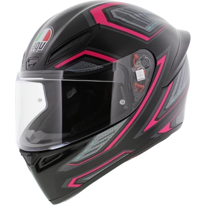 Afbeelding van AGV K1 S Motorhelm Sling mat zwart roze