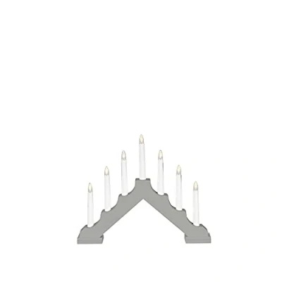 Afbeelding van Konstsmide 2322 305 Kerstboog Pyramide Warmwit LED Grijs (mat)