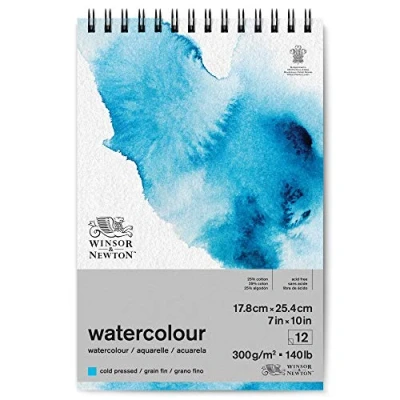 Afbeelding van Winsor &amp; Newton Watercolour 17.8cm x 25.4cm Spiraal