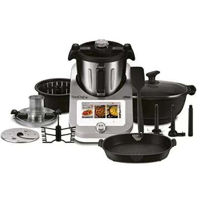 Afbeelding van Ufesa TotalChef RK7 multifunctionele keukenmachine, geïntegreerd, wifi, 30 functies, 4,5 l, touchscreen, 7 inch, geïntegreerde weegschaal, interactief receptenboek (mogelijk niet beschikbaar in het Nederlands)
