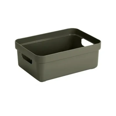 Afbeelding van Sigma home box 9 liter donkergroen 35,2x25,3x12,2 cm Groen Polypropyleen