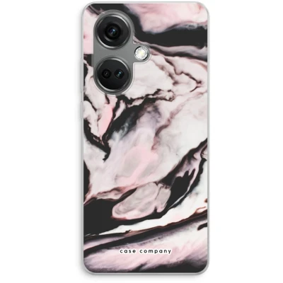 Afbeelding van Case Company® hoesje geschikt voor OnePlus Nord CE 3 Roze stroom Soft Cover Telefoonhoesje Bescherming aan alle Kanten en Schermrand