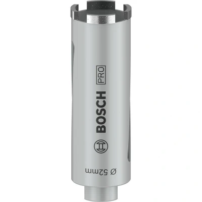 Afbeelding van Bosch Accessories 2608587319 Boorkroon droog 52 mm Diamant uitgerust 1 stuk(s)