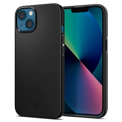 Image de Spigen Thin Fit Apple iPhone 13 étui téléphone mobile (Black) ACS03677