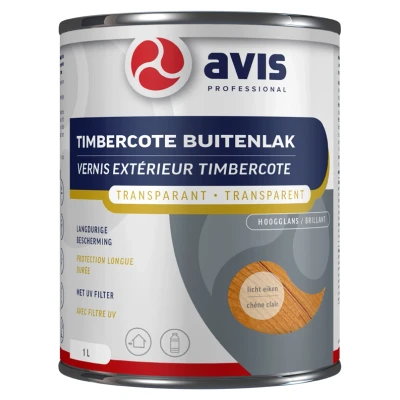 Afbeelding van Avis Timbercote Licht Eiken Hoogglans 1 liter Blanke lak &amp; Beits