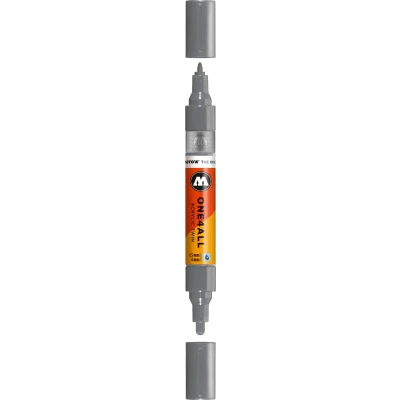 Afbeelding van Molotow ONE4ALL Donker Grijsblauwe Acrylic Twin 1,5 4 mm Marker