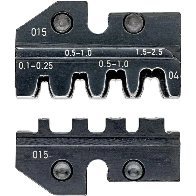 Image de KNIPEX 97 49 04 matrices de sertissage pour connecteurs ouverts non isolés 2,8 + 4,8 mm