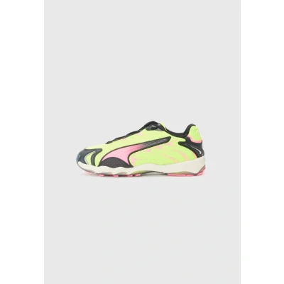 Afbeelding van Puma Inhale Unisex Sneakers laag, Maat: 40.5, Yellow alert/sun struck Kunststof/ textiel